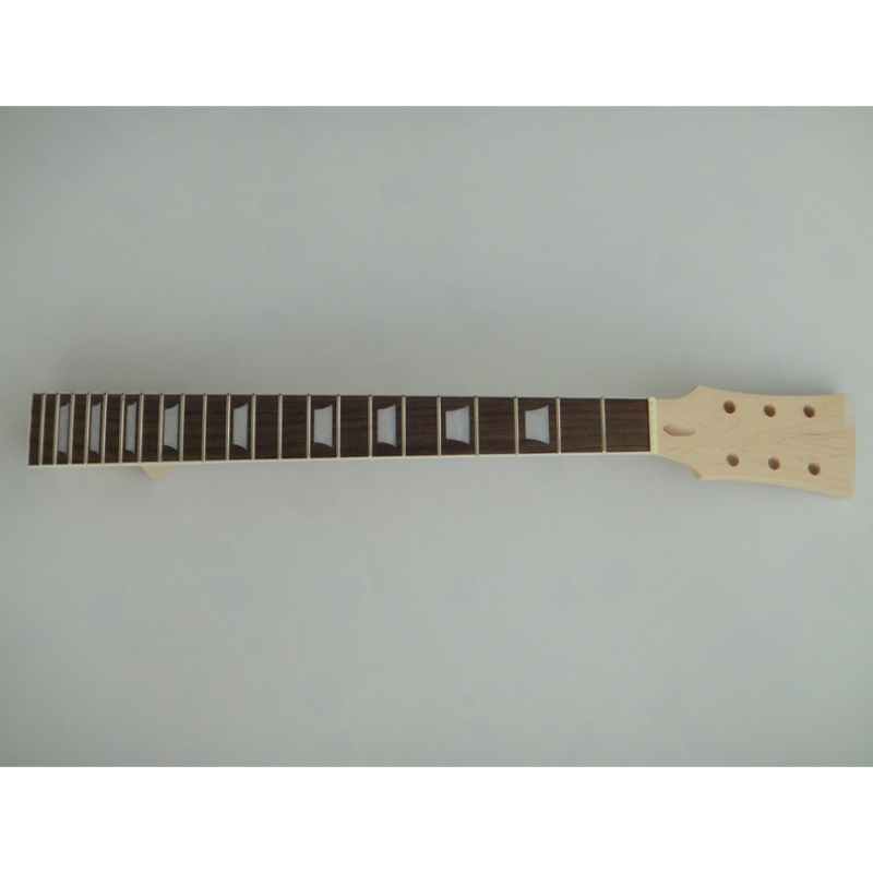 Kit de guitarra eléctrica DIY Afanti personalizado con cuerpo semi-hueco HH y tapa de arce flameado