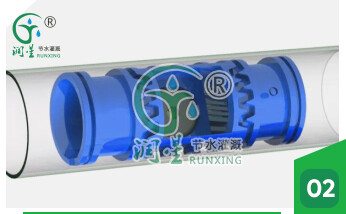 Emisor de goteo con compensación de presión subterránea