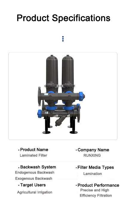 Filtro de disco de retrolavagem automática