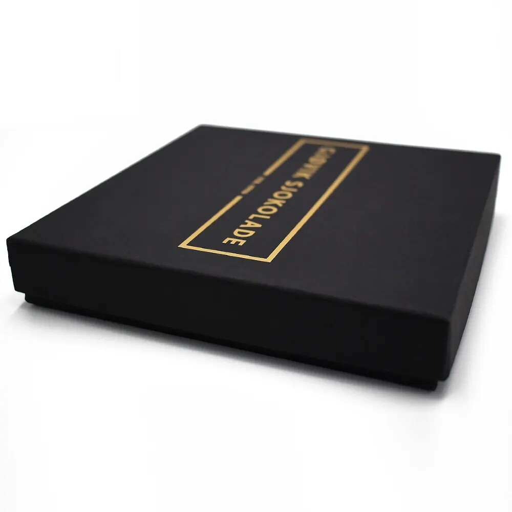 Hot Sales Custom ized Size Color Logo New Design Printing Rigid Cardboard Packaging Luxury Chocolate Packaging Gift Box with Ribbon
