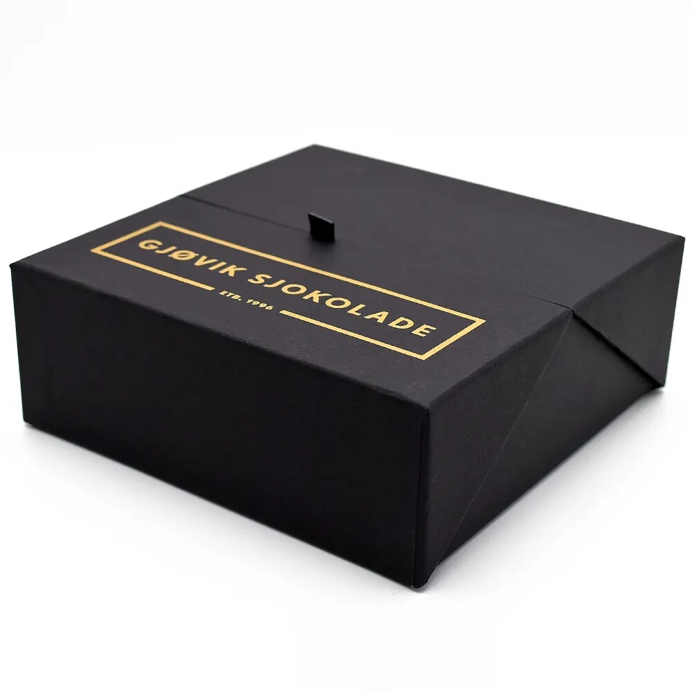 Hot Sales Custom ized Size Color Logo New Design Printing Rigid Cardboard Packaging Luxury Chocolate Packaging Gift Box with Ribbon