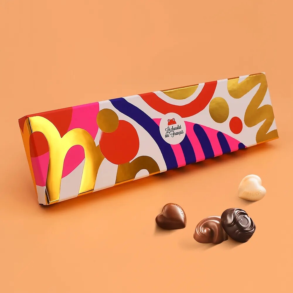 Hot Sales Customized Size Color Logo New Design Printing Folding Carton Package Luxury Chocolate Packaging Gift box