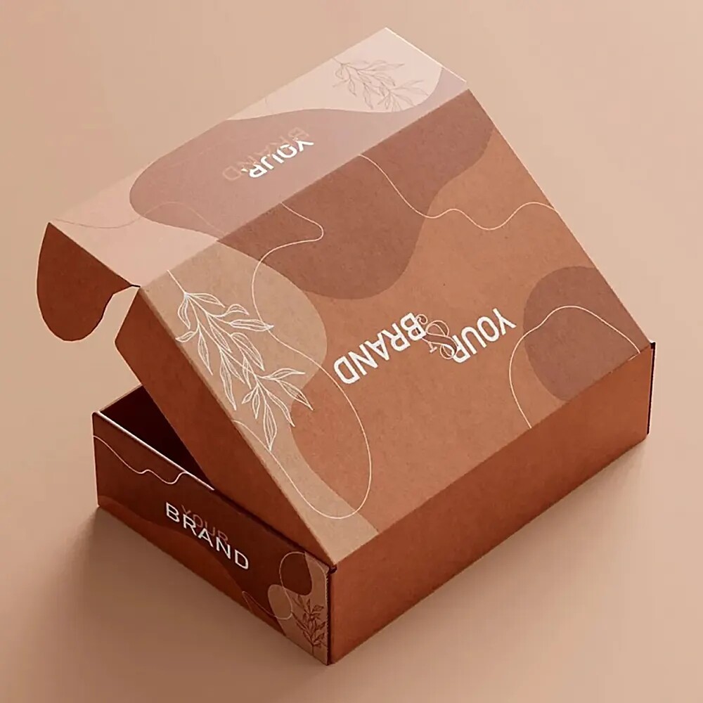 Custom luxurious gift packaging box made of cardboard corrugated cardboard small business gift box