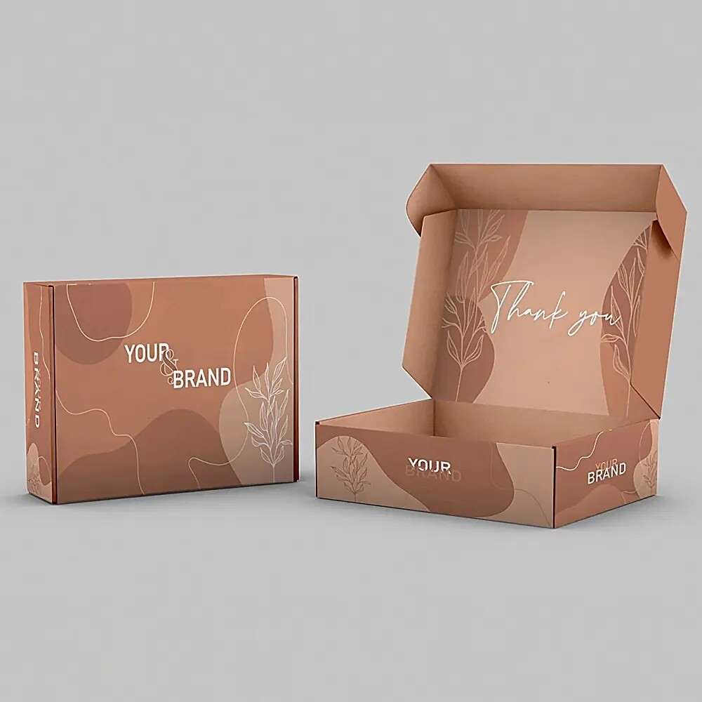 Custom luxurious gift packaging box made of cardboard corrugated cardboard small business gift box