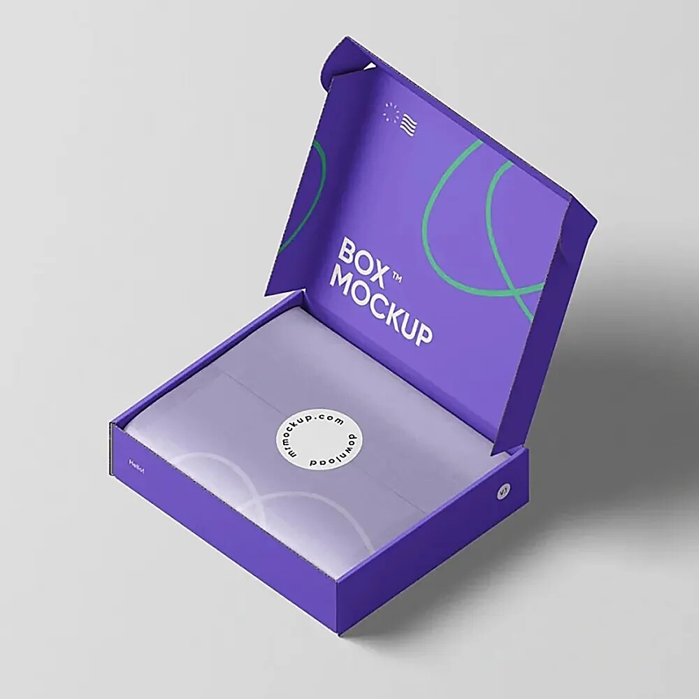 Custom luxurious gift packaging box made of cardboard corrugated cardboard small business gift box