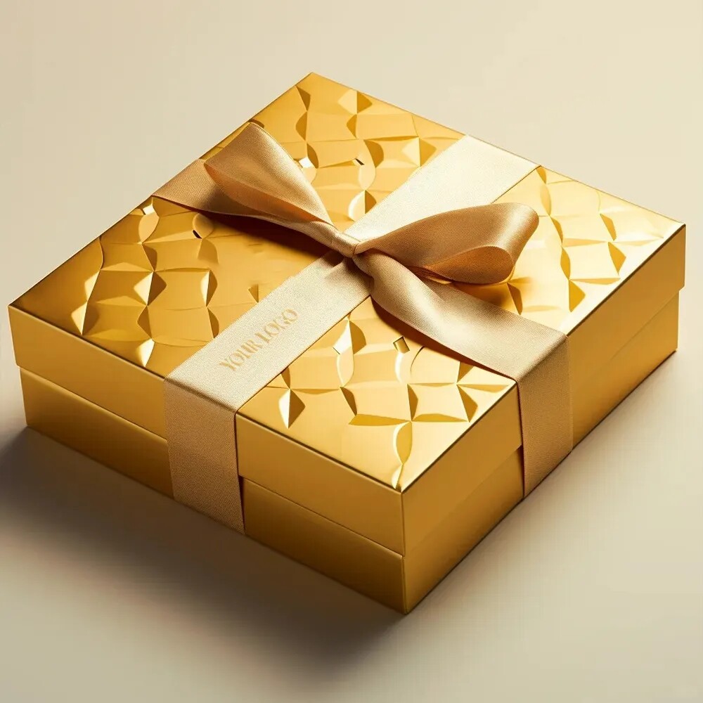 Dates Saudi Arabia Dry fruit Box Packaging for Ramadan Date Gift Packaging Box with Ribbon