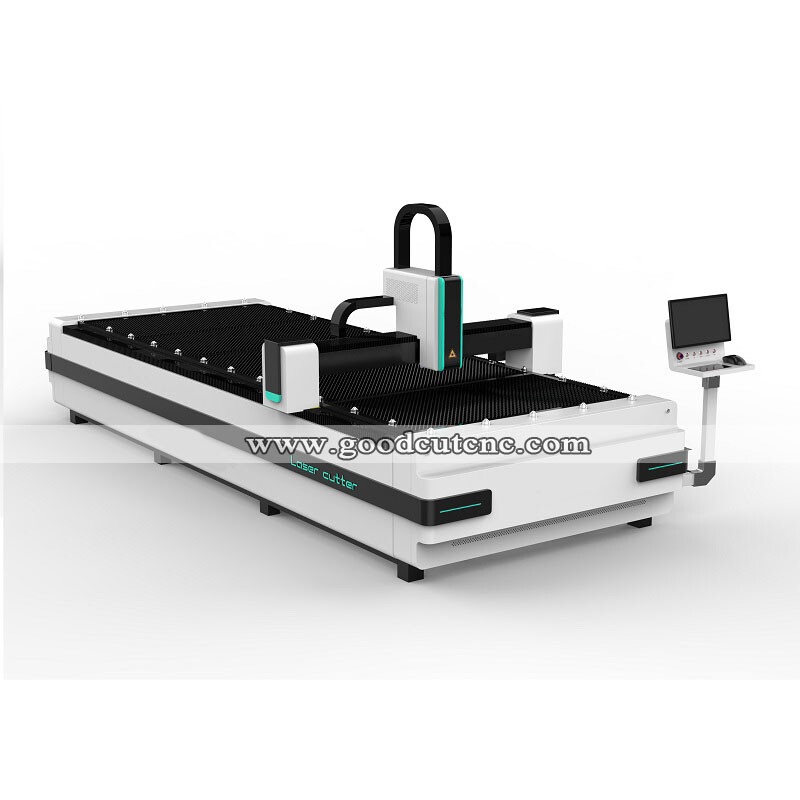 GC1530F Máquina láser de fibra 1000W 1500W 2000W para cortar chapa de acero inoxidable de 5mm