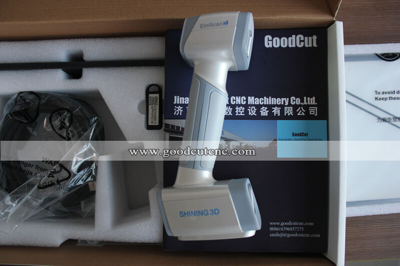 Escáner de mano 3D Einscan H con LED híbrido y fuente de luz infrarroja