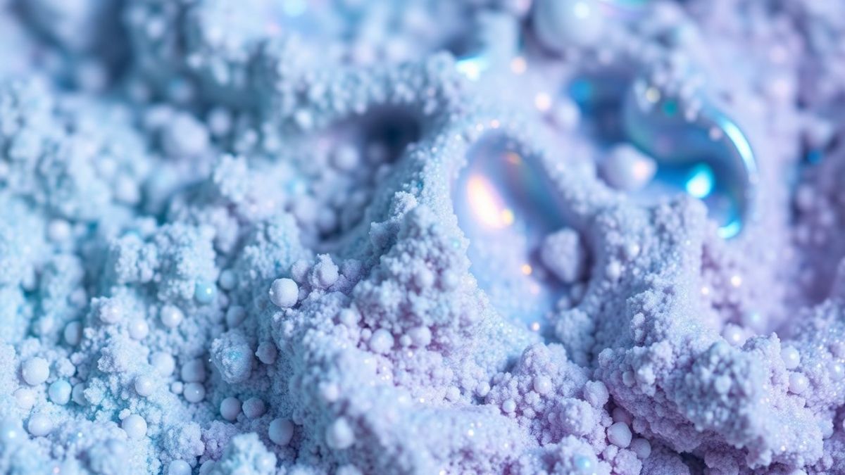 Shimmering pearl pigments with iridescent colors