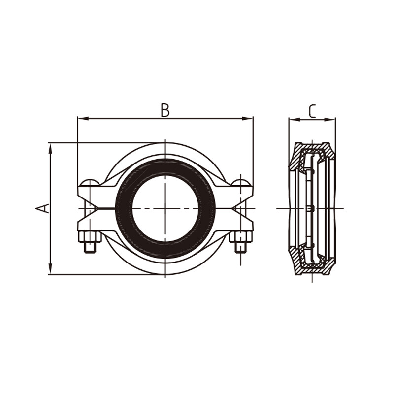 Acoplamiento elástico reductor XGQT1RC Acoplamiento elástico reductor XGQT1RC