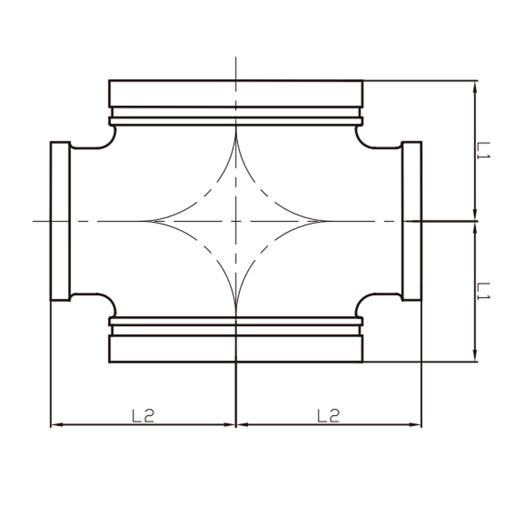 Cruz reductora con rosca hembra XGQT051S