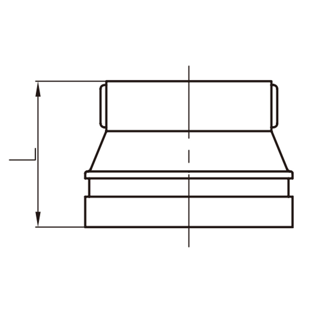 Reductor concéntrico rosca hembra XGQT07S