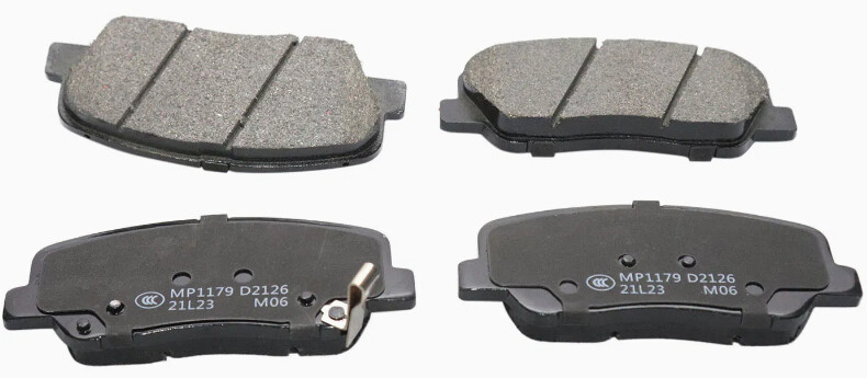 D2126 Geely колодка переднего тормоза