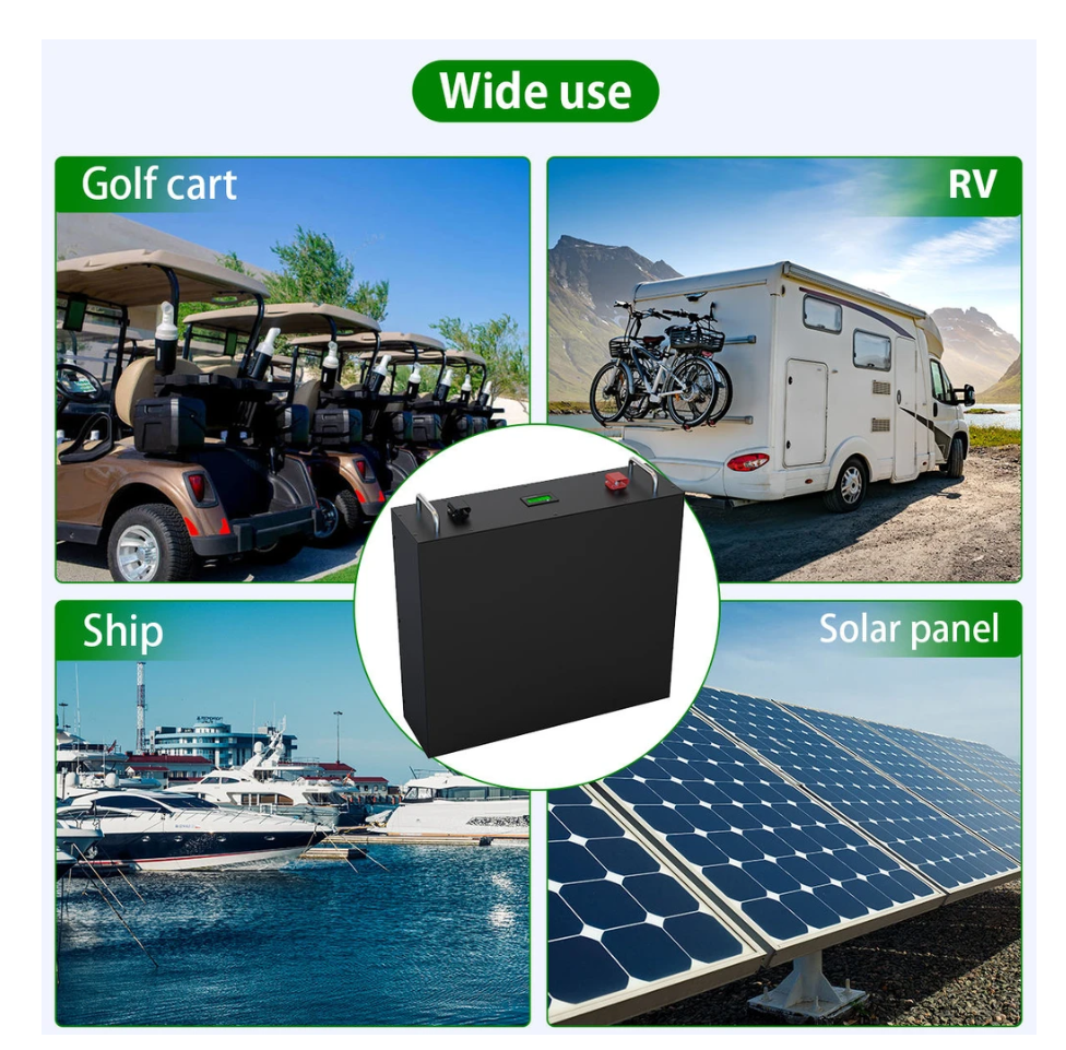 高功率太阳能家用储能电池 Akku LiFePO4 电池组 48V 100Ah 锂离子电池