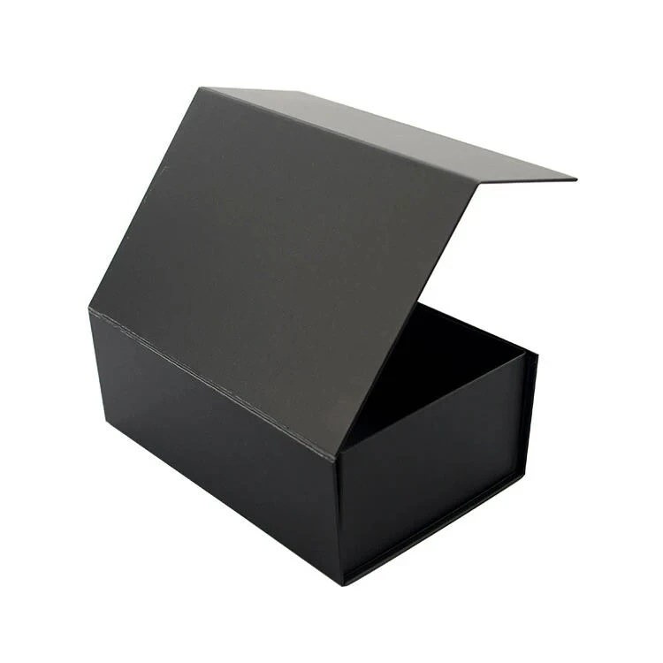 Rigid Paper Cardboard Gift Packaging Magnetic Folding Box