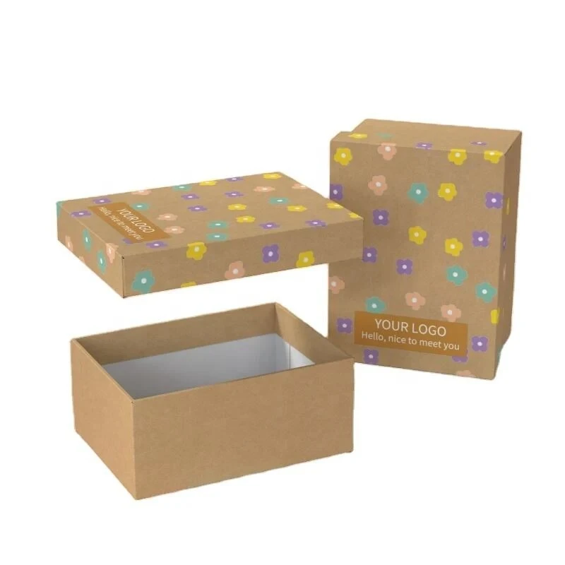 Lid and Base Box For Shoes Clothes and Gifts