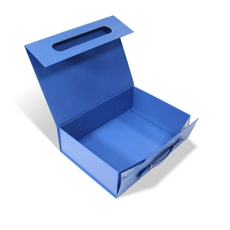 The blue folding box saves transportation space