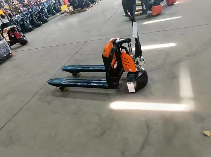 Электрическая тележка для поддонов Glory 1,5 тонны 2 тонны 48 В литиевая батарея Jack CE