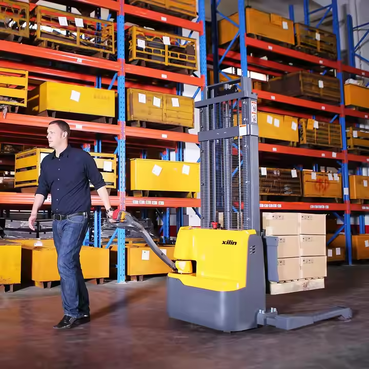 1.5ton 2.0ton Электрический 4-ходовой штабелер AC Motor 4-ходовой VNA вилочный погрузчик