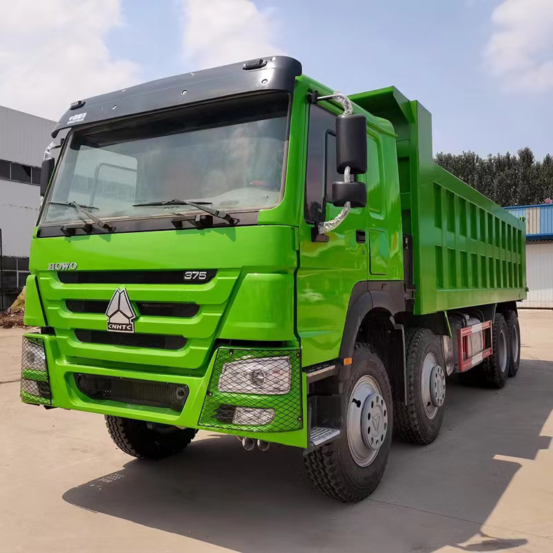 SINOTRUK HOWO 375HP 8x4 12 колесный самосвал с грузоподъемностью 50 тонн