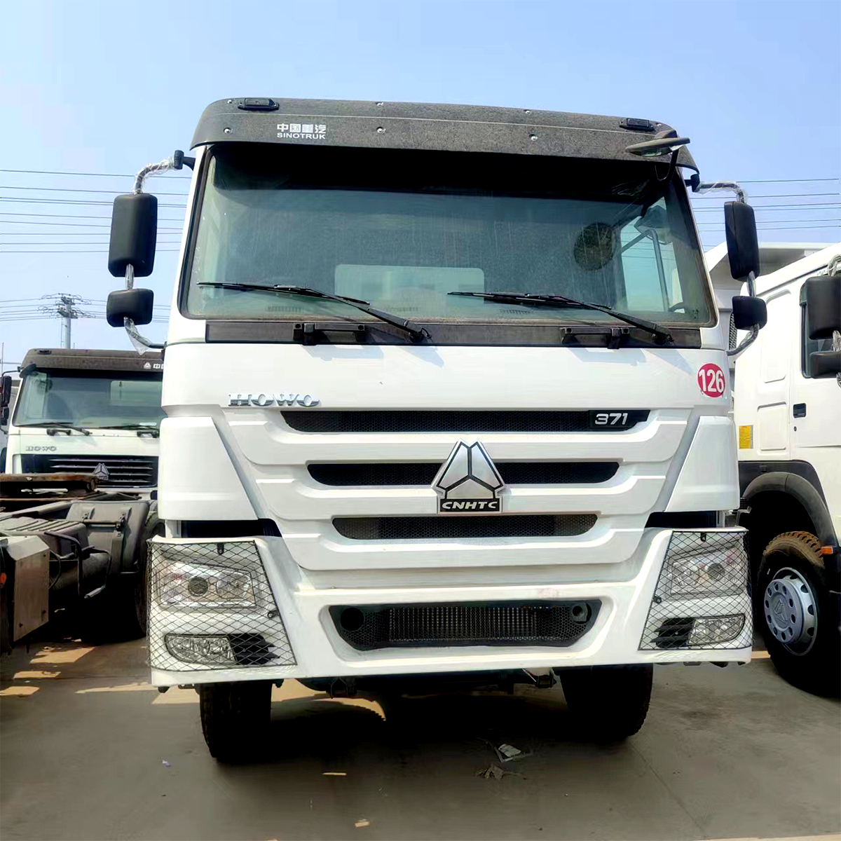 Экспорт Sinotruk Howo 371 6*4 Бетоносмеситель