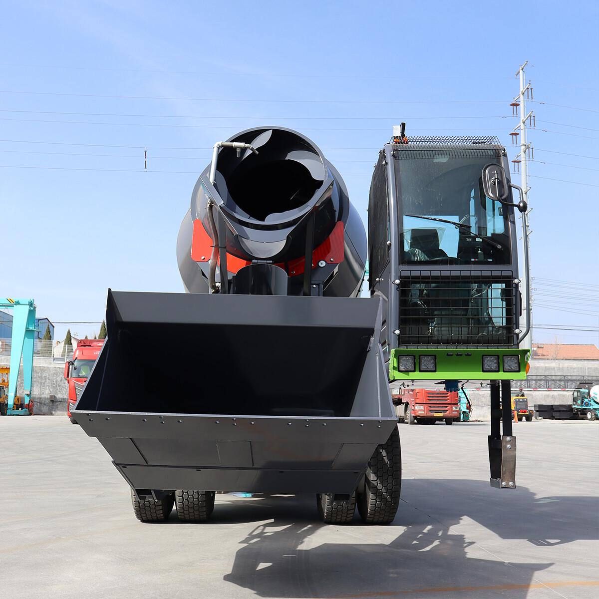 3.5 CBM Самозагружающийся бетономешалка