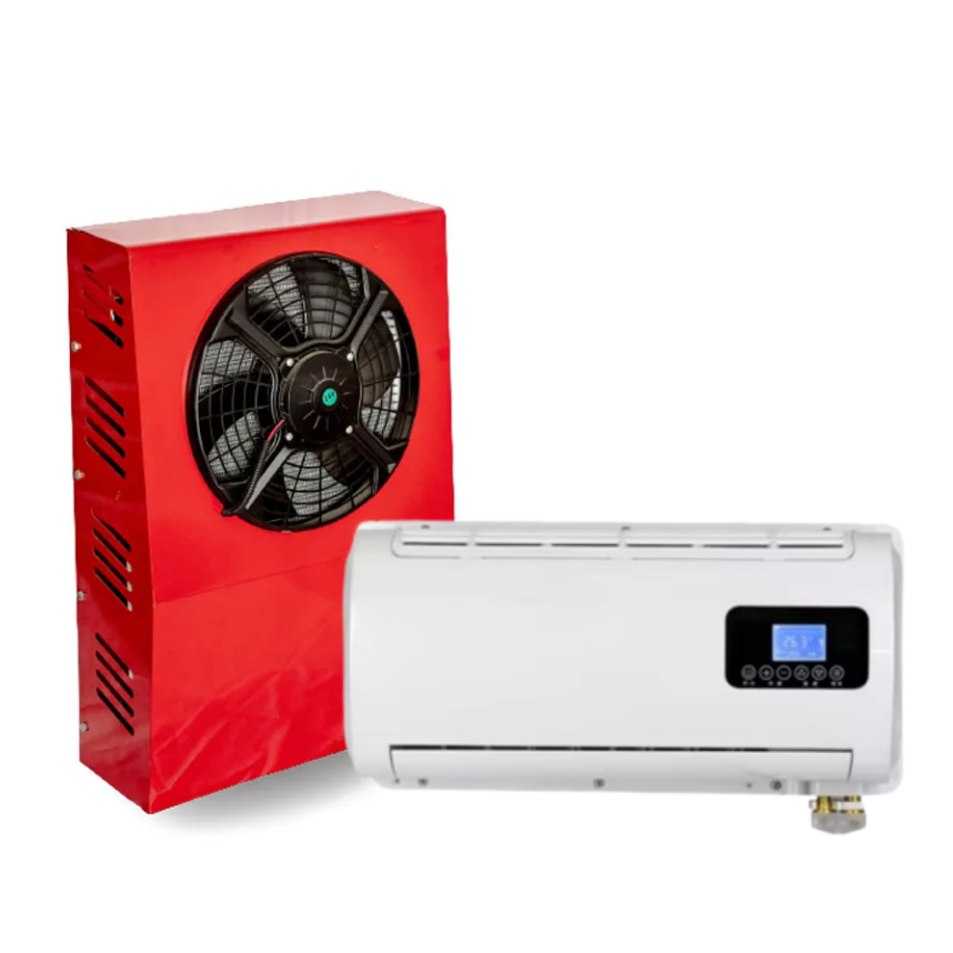 HOT selll  Metal Shell Parking Air Conditioner DC  12V  24V  Parking cooler for trucks  cab 