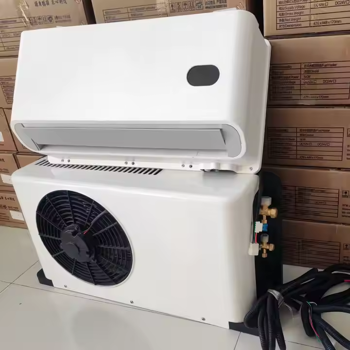 Good price Split Parking air conditioning Truck Parking cooler Air Conditioner 12v 24 Volt for Truck RV car
