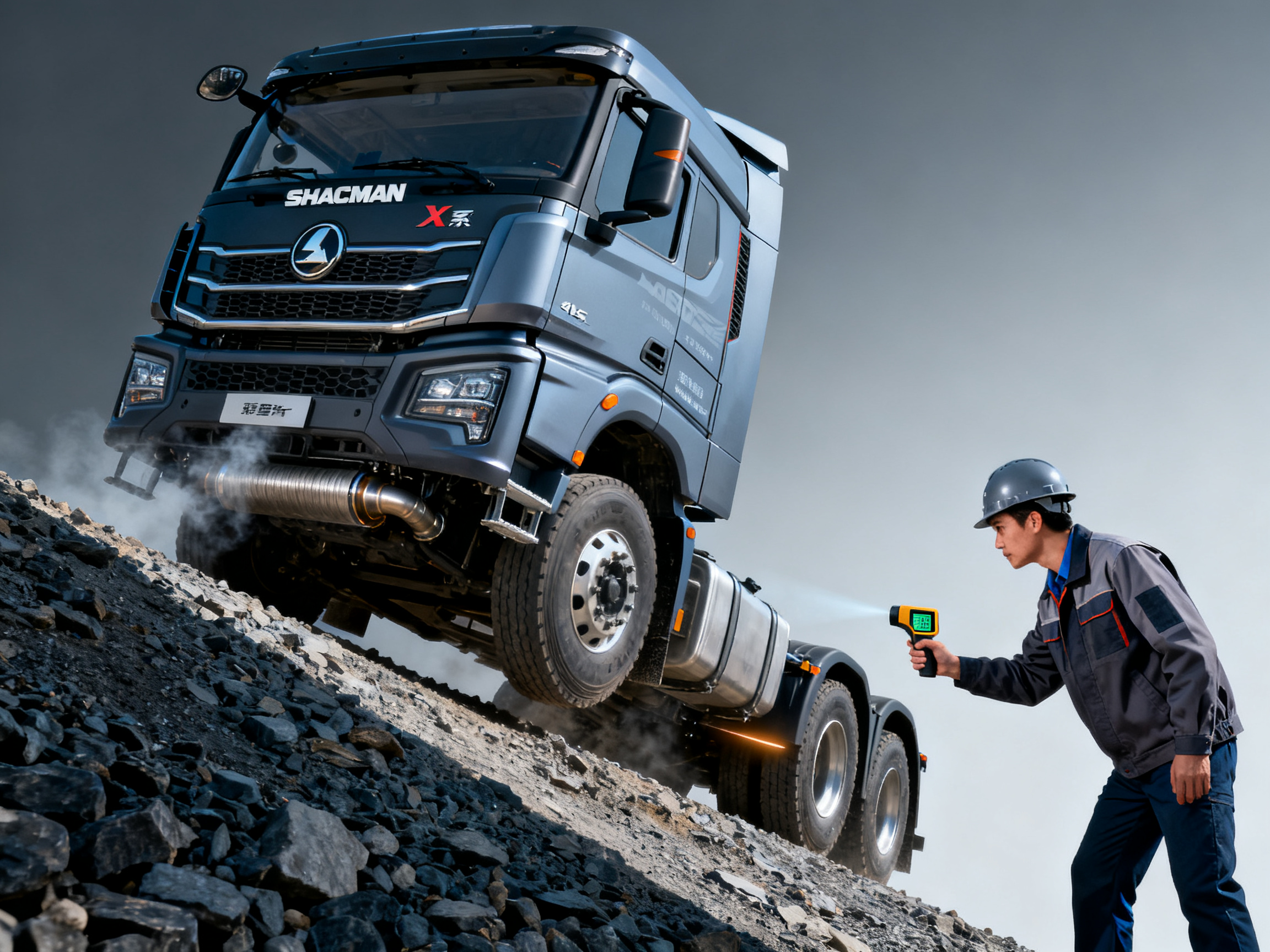 Camiones SHACMAN: referencia de durabilidad con 800,000 km de vida B10 confirmada en operación continua en pendientes de 45°