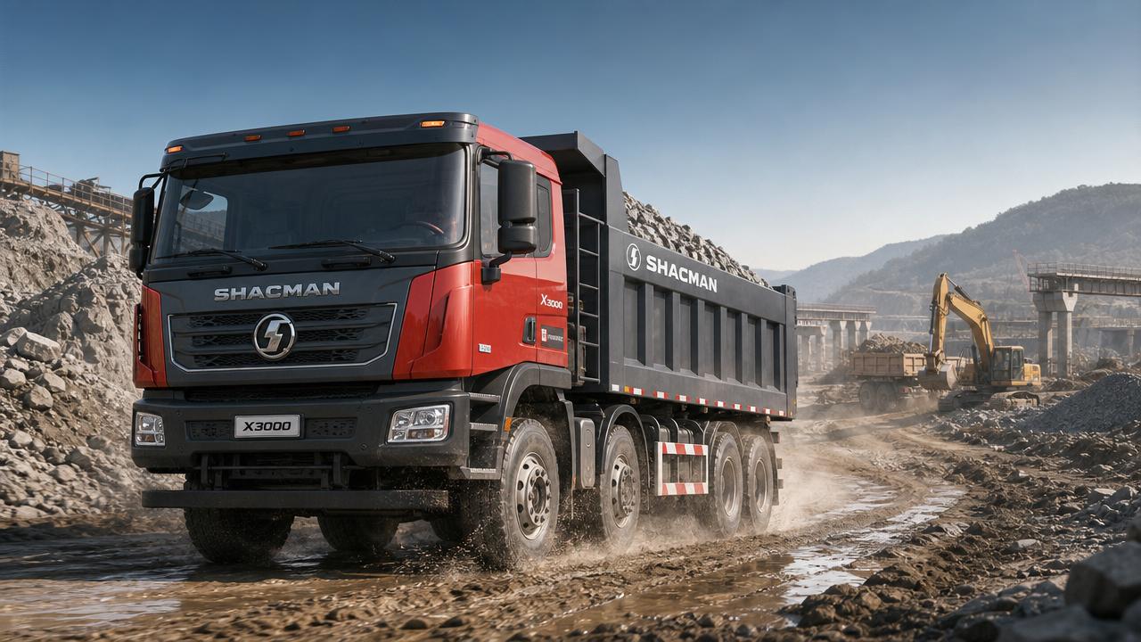 Dónde encajan mejor los camiones Shacman en el trabajo de transporte para la construcción