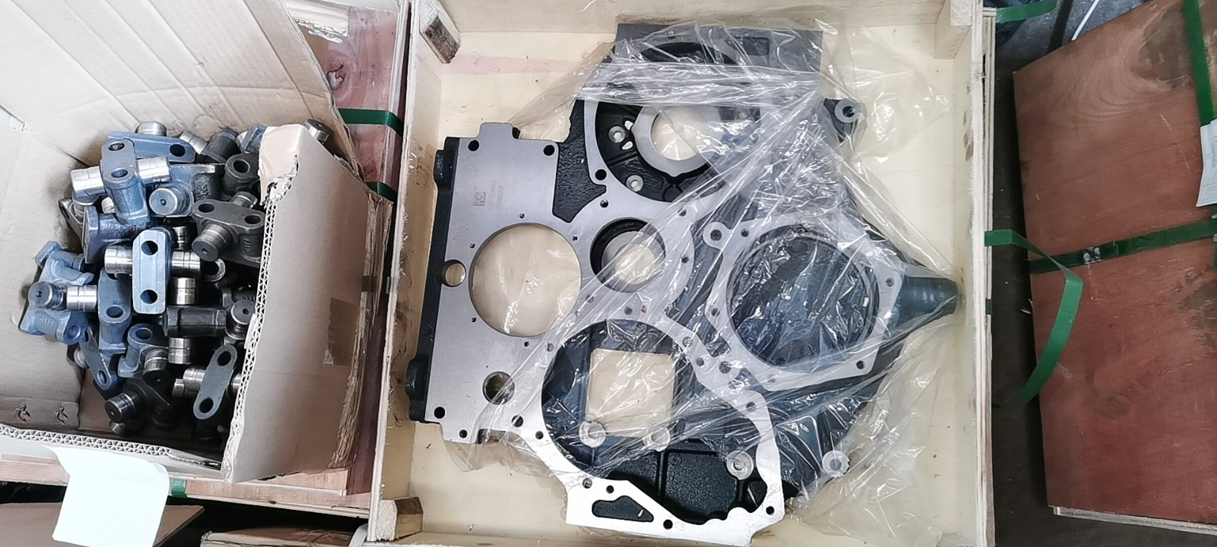 Cámara de engranajes de distribución para compresores de aire de dos cilindros