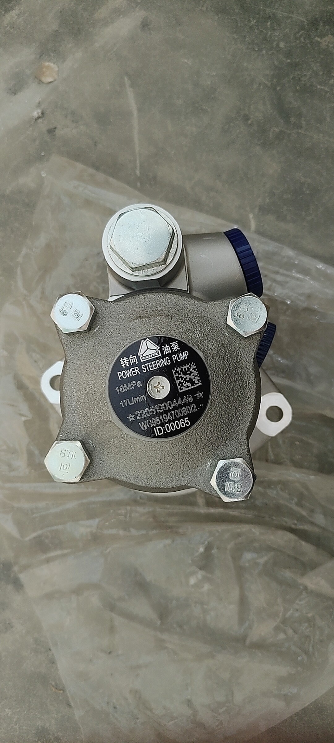 Bomba de paletas de la dirección asistida