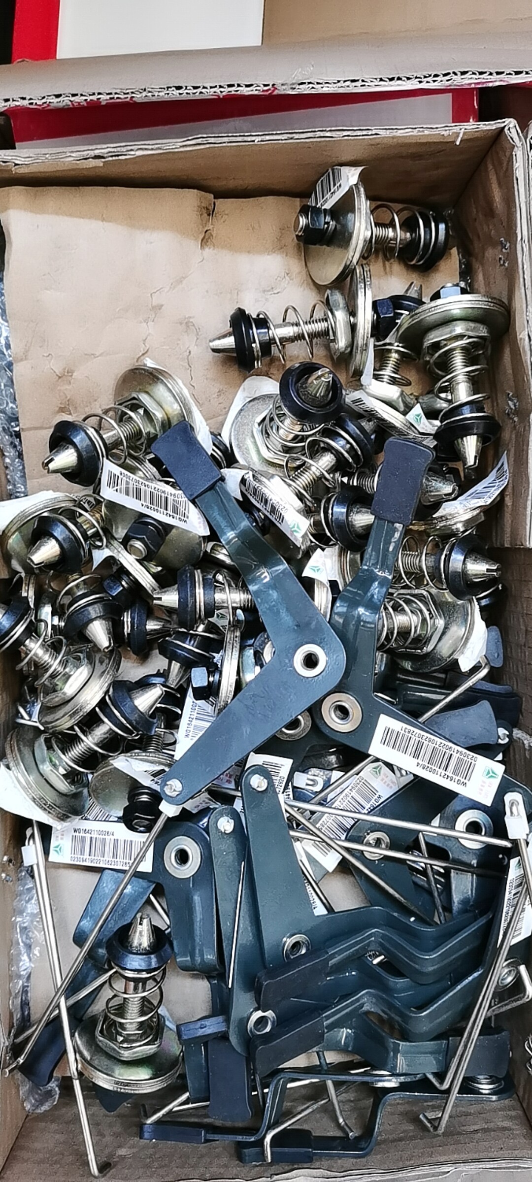 Conjunto de cierre izquierdo de la máscara