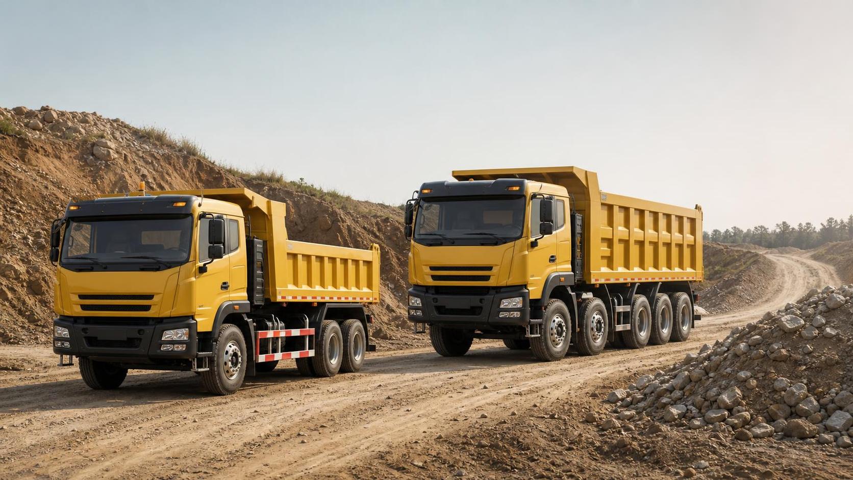 ¿Qué configuraciones de camiones volquete Sinotruck se adaptan a los trabajos de movimiento de tierras de corta distancia?