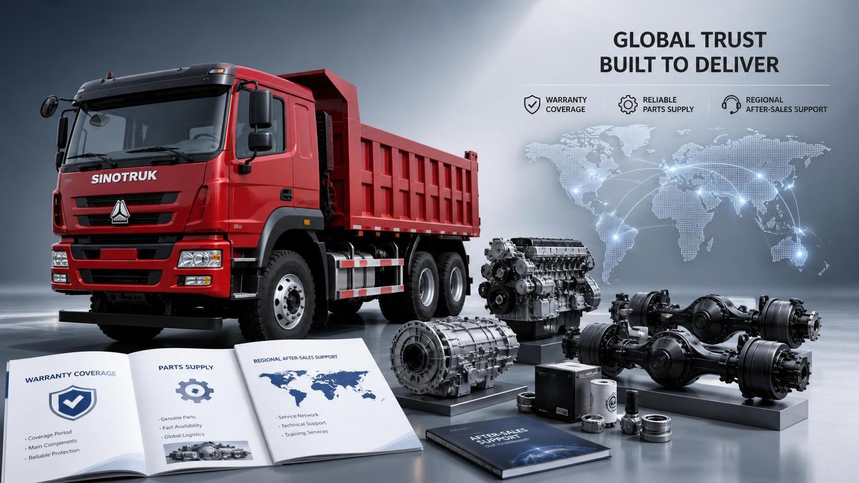 Cómo comparar las condiciones de garantía de Sinotruck entre distribuidores y regiones