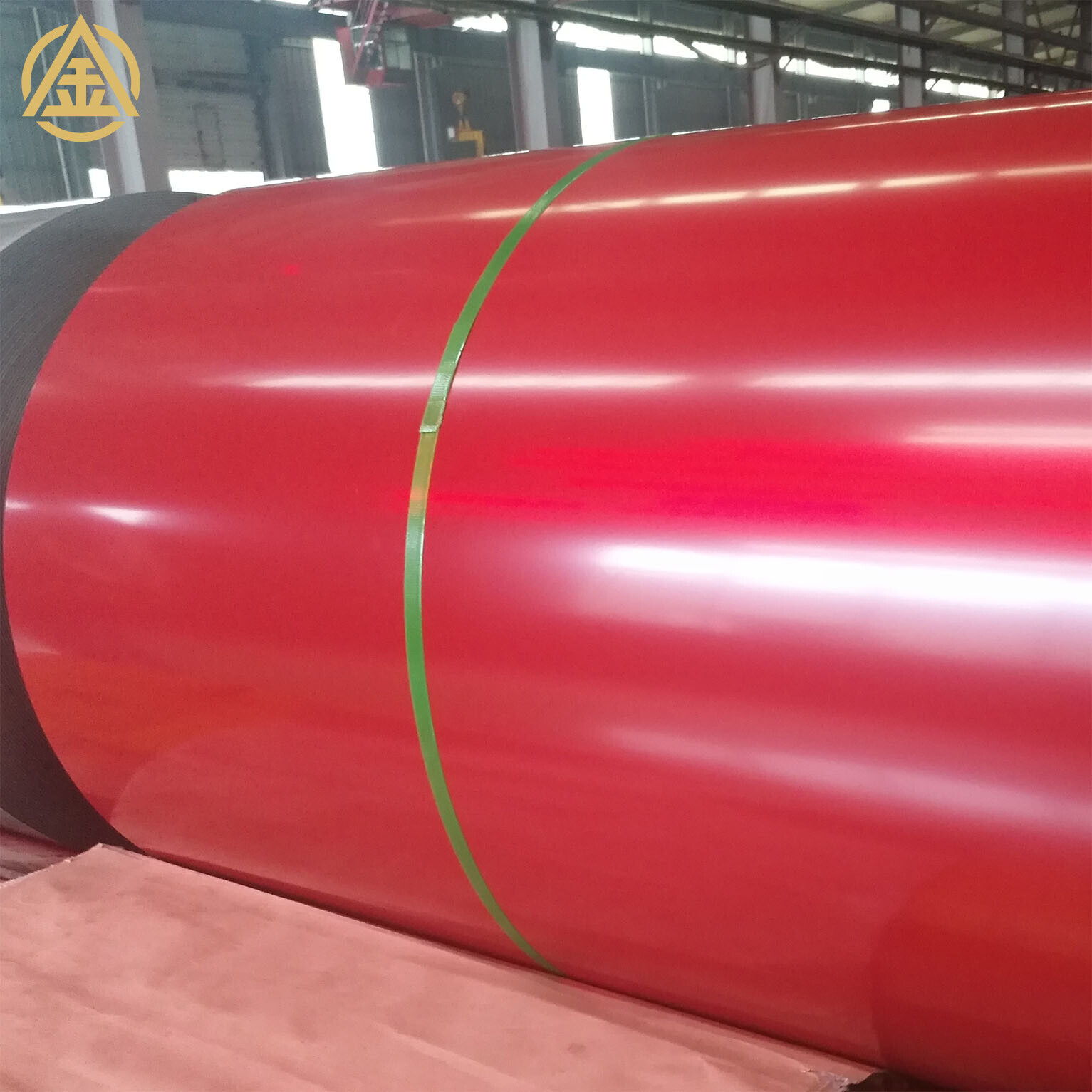 Рулон с цветным покрытием