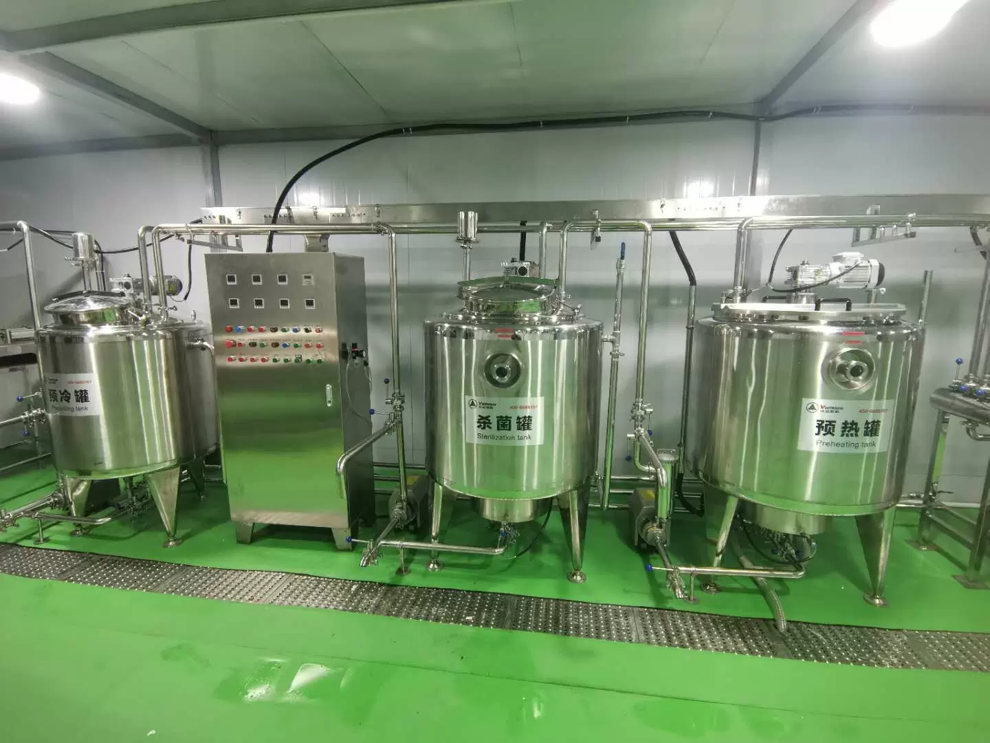 Pipeline sterilization line