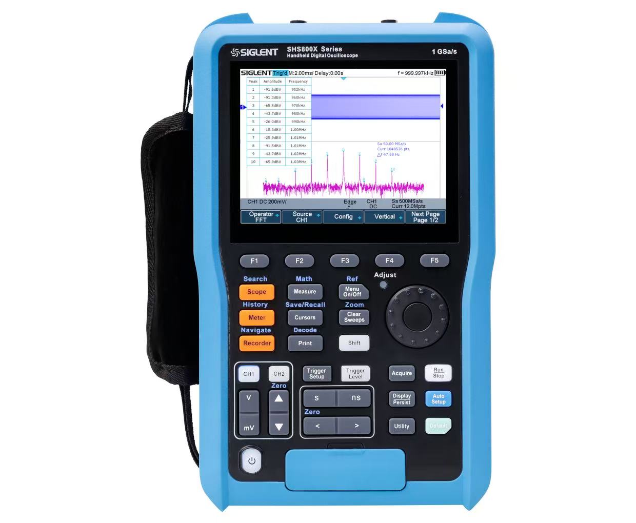 Handheld oscilloscope
