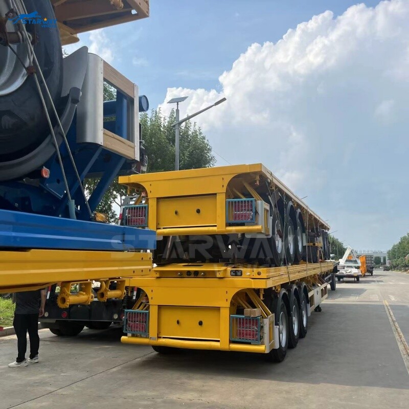 12,5 metros 60 toneladas camión remolque de plataforma para la venta