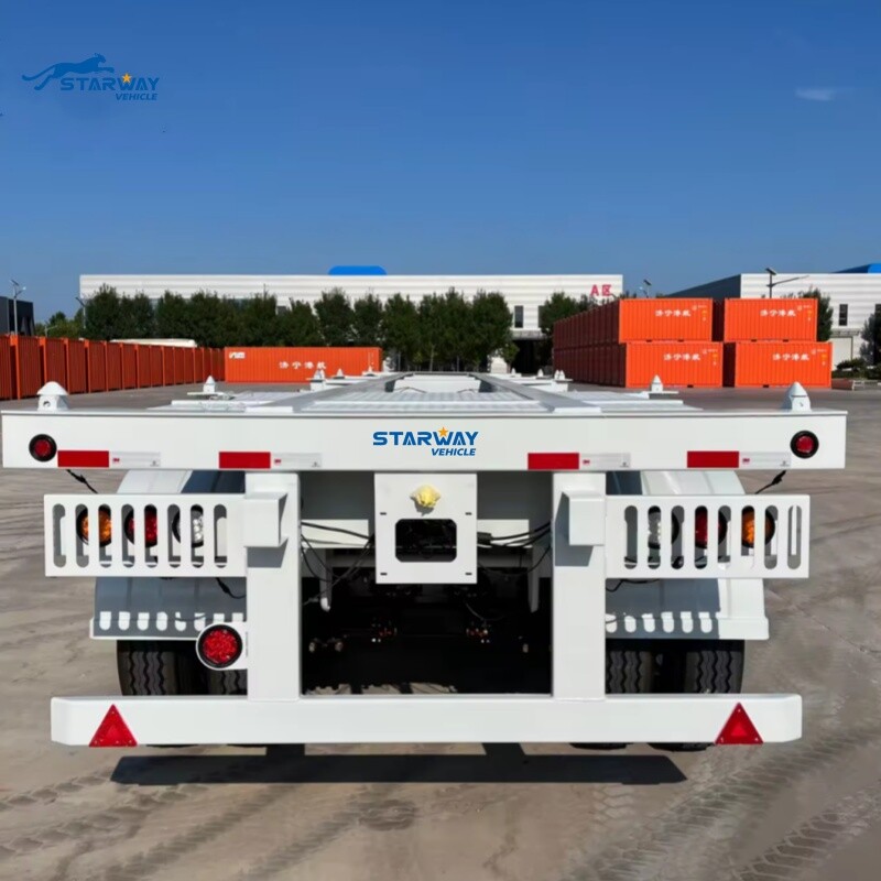 3 ejes de 40 pies de cuello de cisne chasis de contenedores para la venta