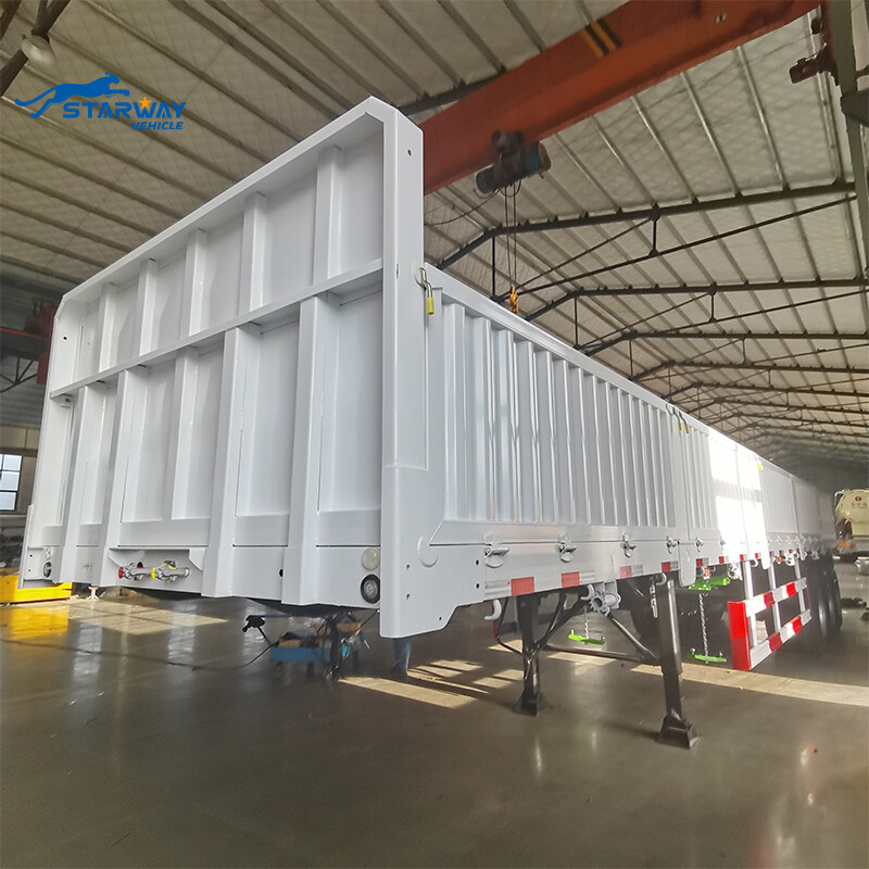 3 ejes 60 toneladas Dropside remolque para la venta