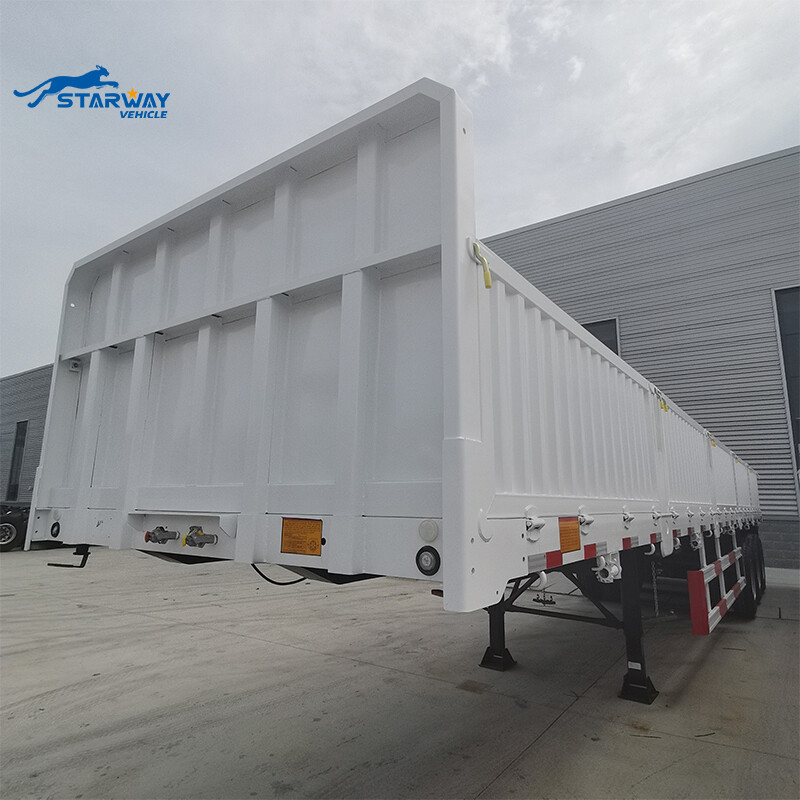 3 ejes 60 toneladas Dropside remolque para la venta