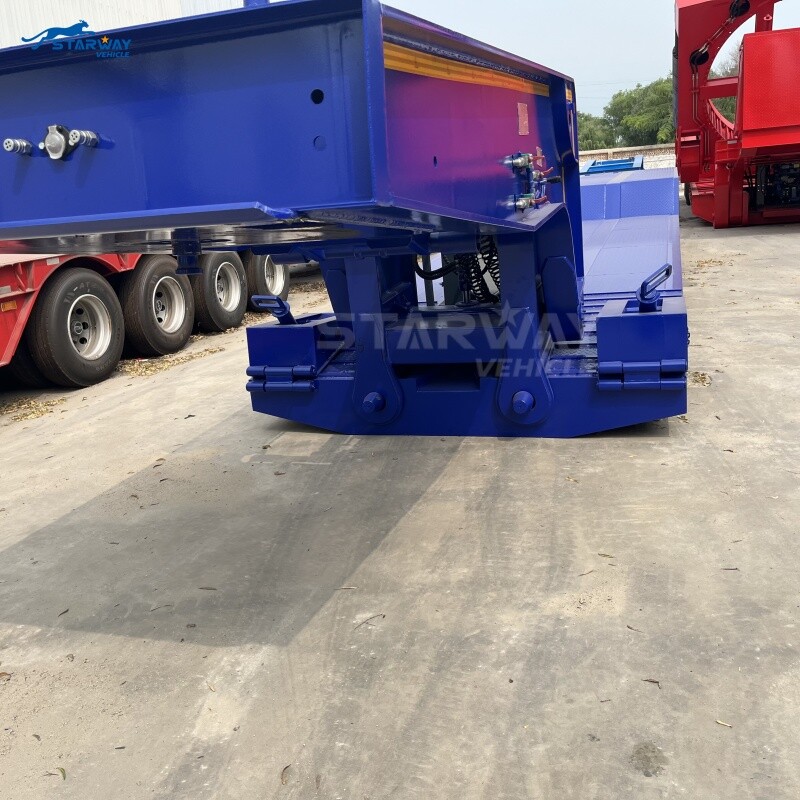 80 ton Hydraulic Detachable Gooseneck Lowboy Trailer