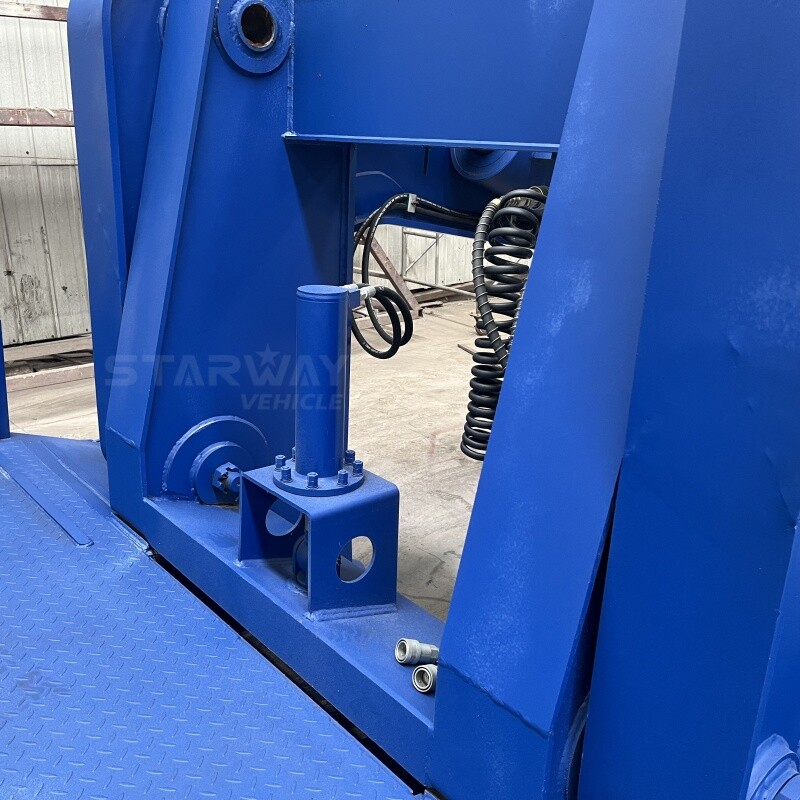 120 toneladas desmontable cuello de cisne lowbed remolque para la venta