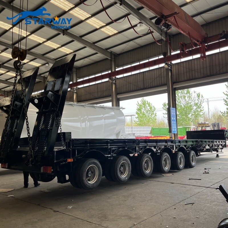 Semi remolque bajo de 6 ejes