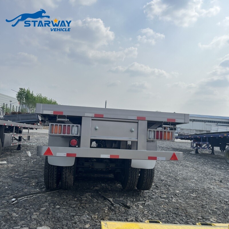 Remolque de plataforma baja de 80 toneladas con 5 ejes