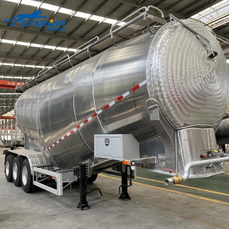 Aluminum Bulker Cement PTO Tanker Trailer