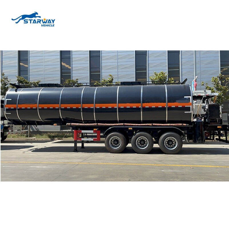 Semirremolque cisterna para aceite caliente de asfalto de 38.000 l