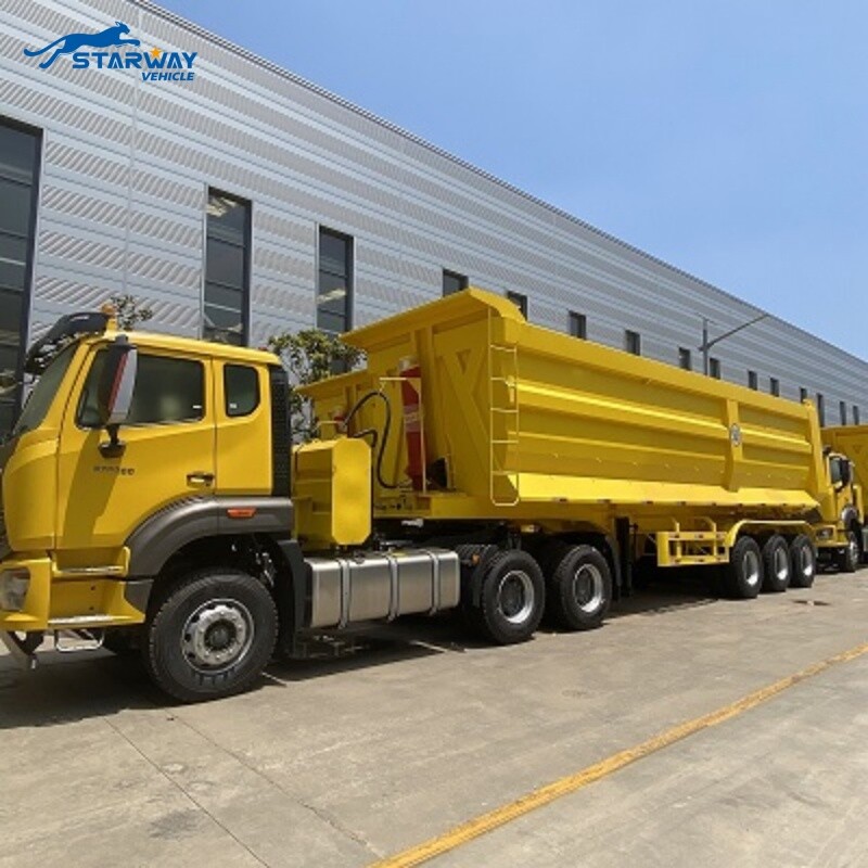 Semirremolque basculante de 3 ejes y 40 cbm