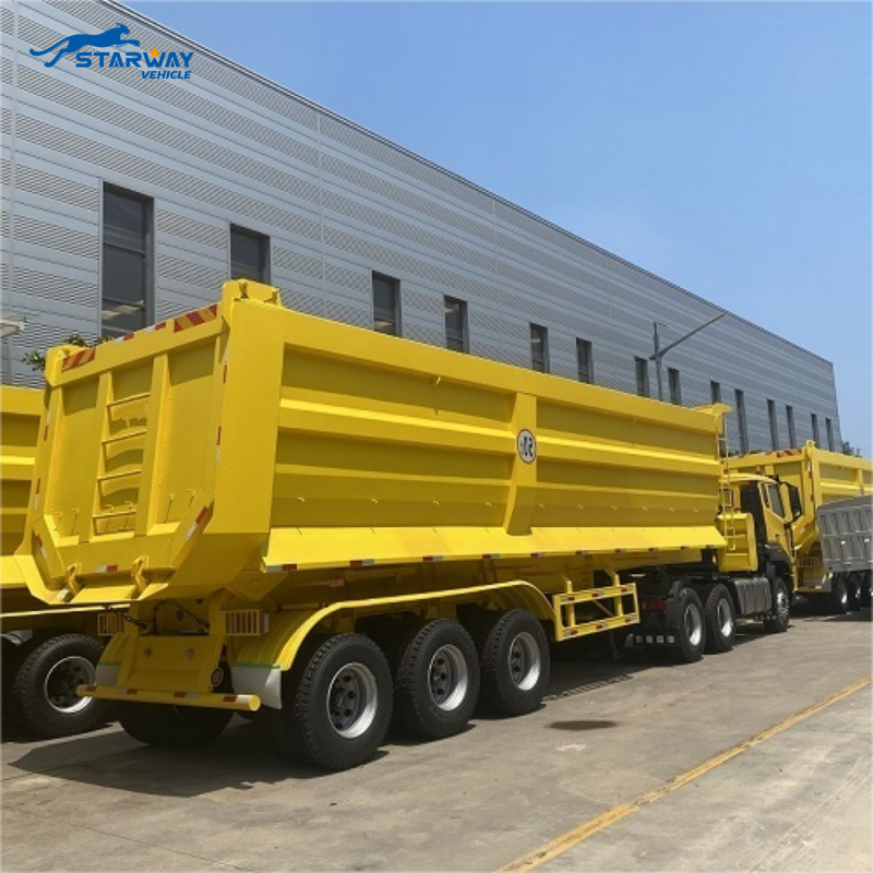 Semirremolque basculante de 3 ejes y 40 cbm